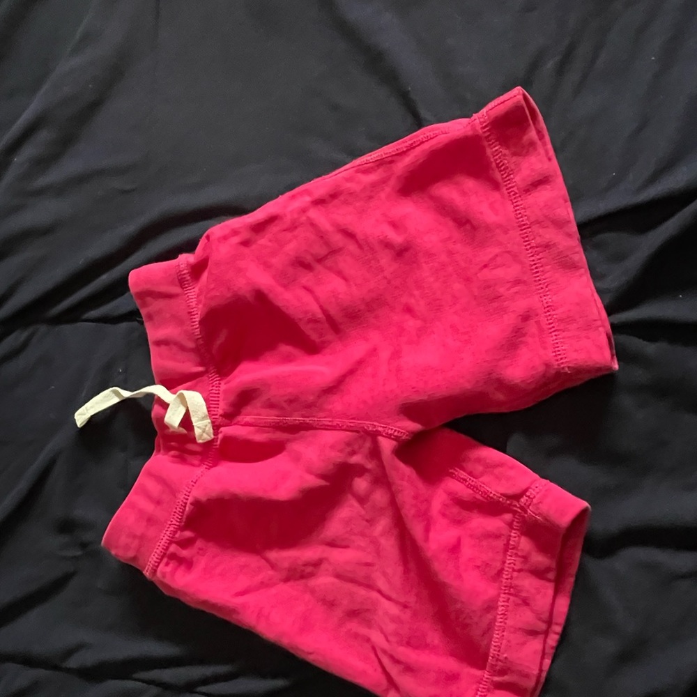 Girls cotton shorts pink